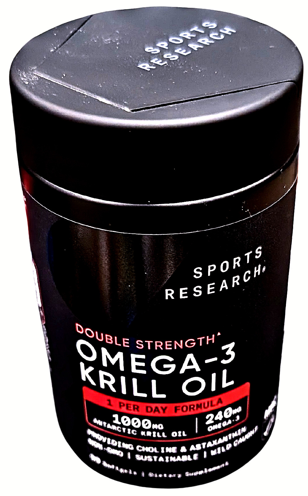 Sports Research Omega-3 Krill Oil 1000mg 90 Count Softgels ED 09/2028