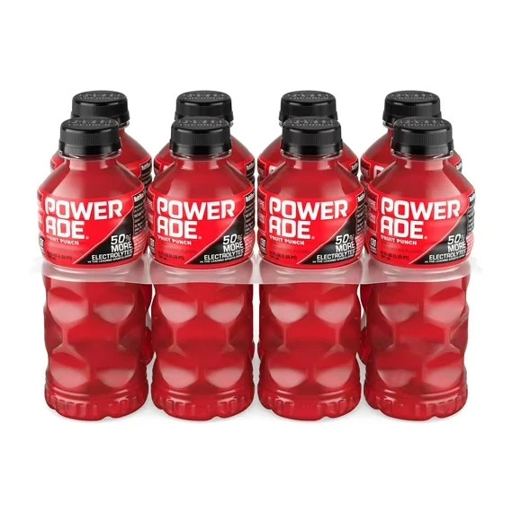 POWERADE Fruit Punch Bottles, 20 Fl. Oz., 8 Pack