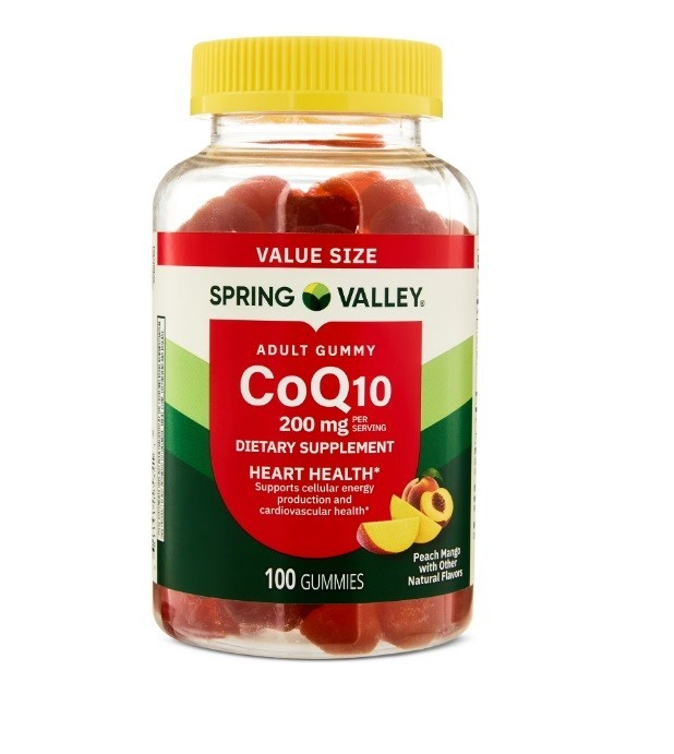 Spring Valley CoQ10 Supplement Gummies 200 mg 100 Count