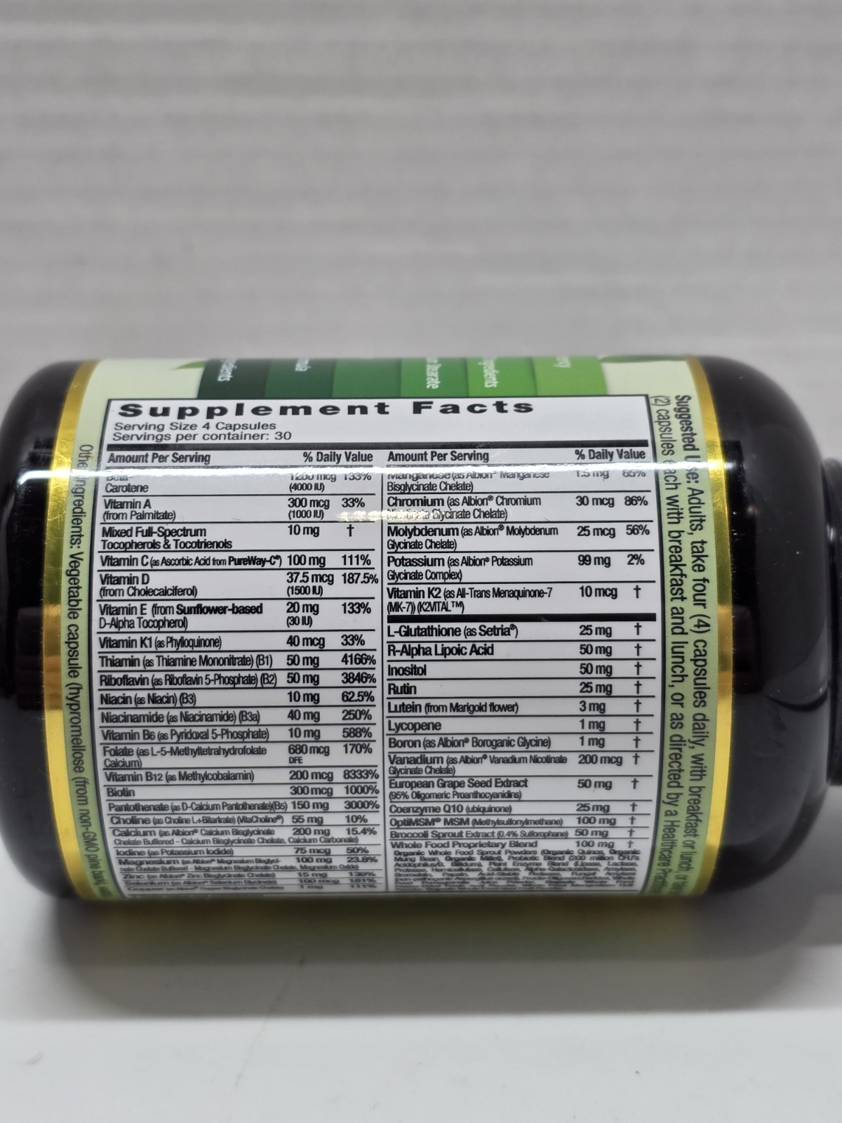 Emerald Doctor-Formulated Coenzymated Women’s 45+ Clinical Multi 120 Veggie Caps