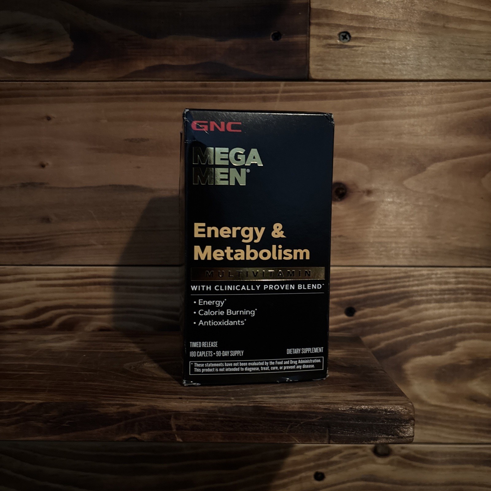 GNC Mega Men Multivitamin Energy & Metabolism Multivitamin 180 Cap Expiry 05/27
