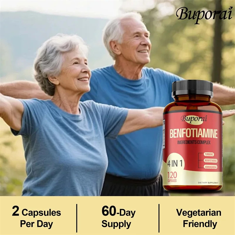 Benfotiamine 120pcs – Metabolism, Nerve Health, Cellular Protection, Antioxidant