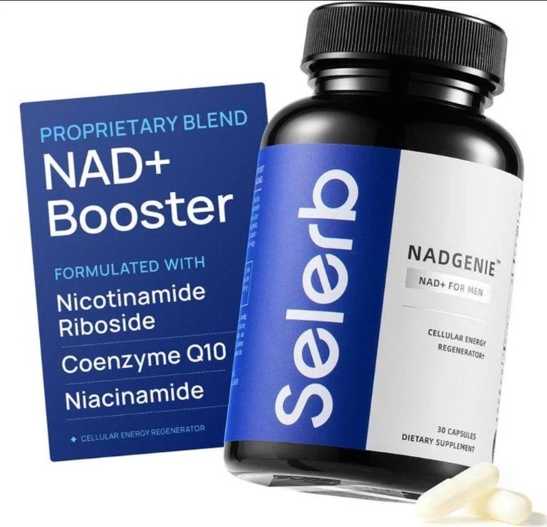 Selerb NAD+ Supplement designed for Men-With Liposomal-NAD+,CoQ10, L-Carnitine,