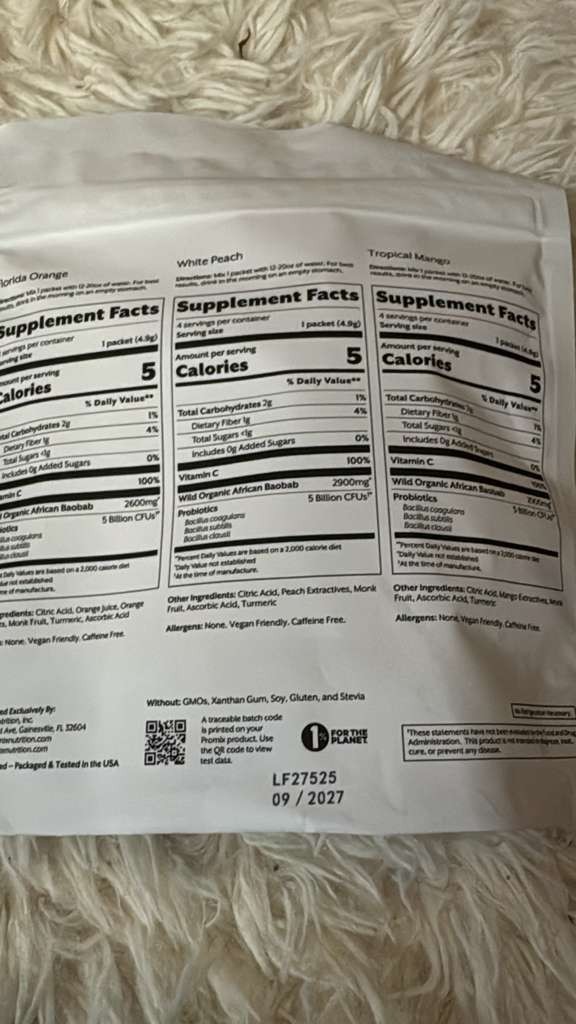 PROMIX Debloat Prebiotic + Probiotics Variety Pack Dietary Supplement 12 Sticks