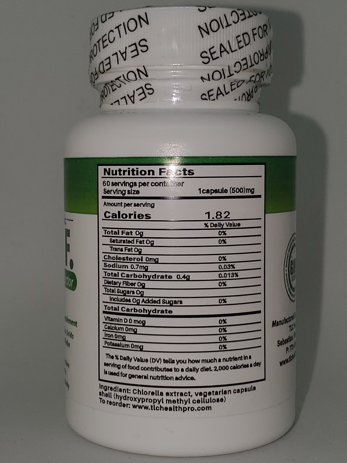 CHLORELLA GROWTH FACTOR (C.G.F.) *Optical Density 5000 (OD5000) Highest Potency*