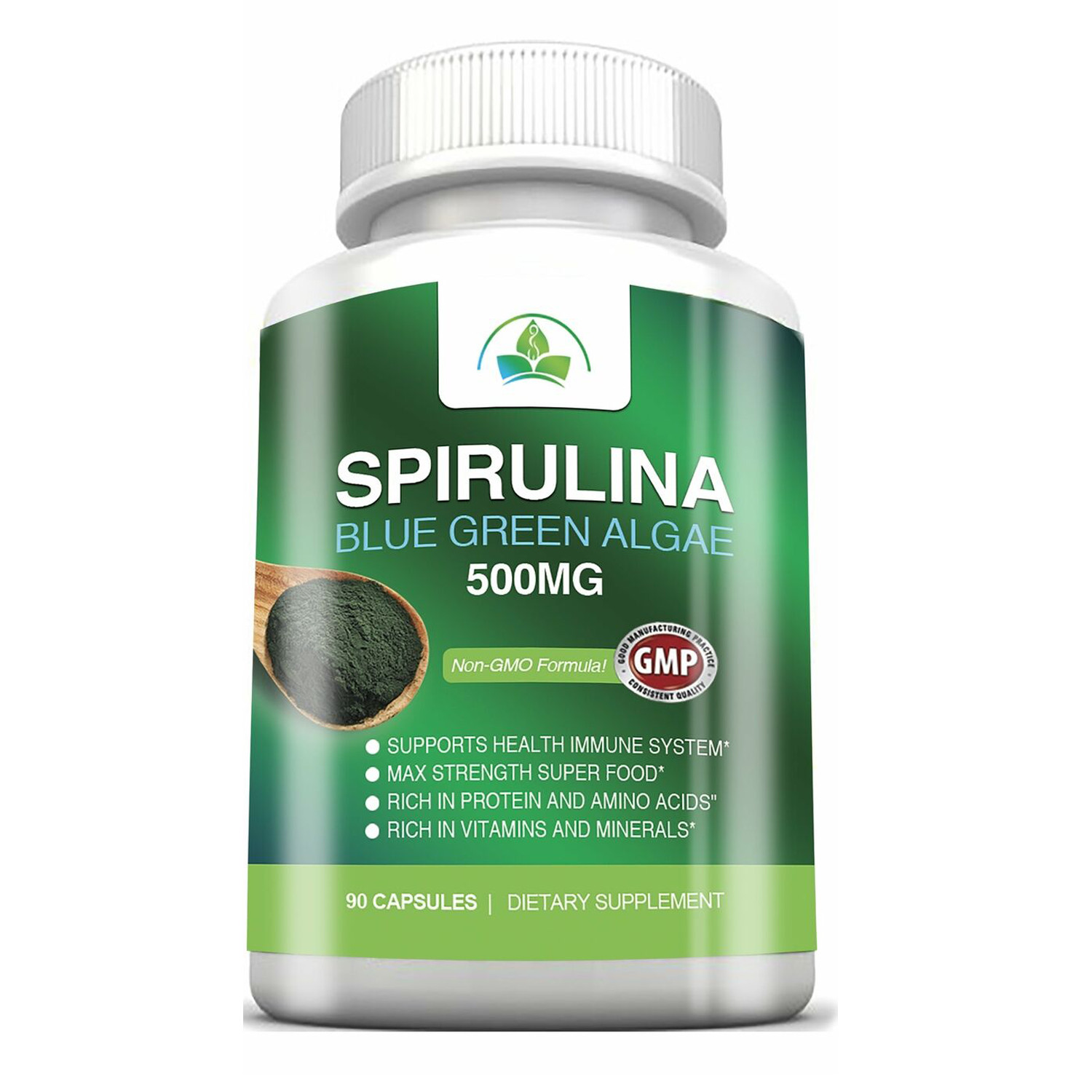Cayenne Pepper Weight Loss Capsules Spirulina Algae Immune Health Supplements