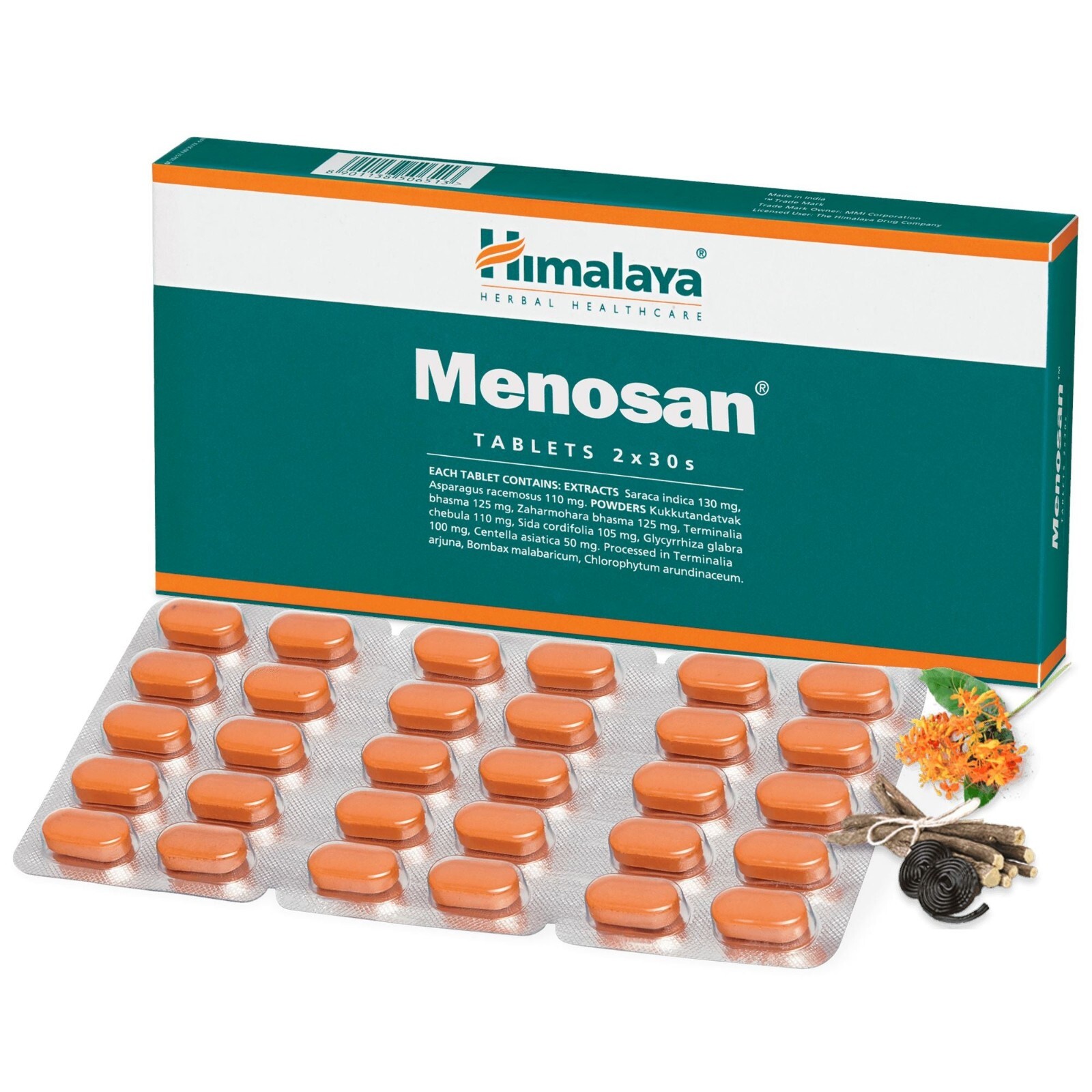 Menosan Himalaya 5 Box USA OFFICIAL For Women’s Health 300 Tablets FRESH
