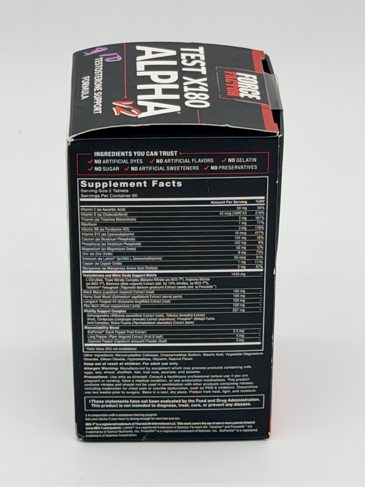 Test X180 Alpha V2 T-Support for Men, T-Supplement to Help Build Strength, Bo…