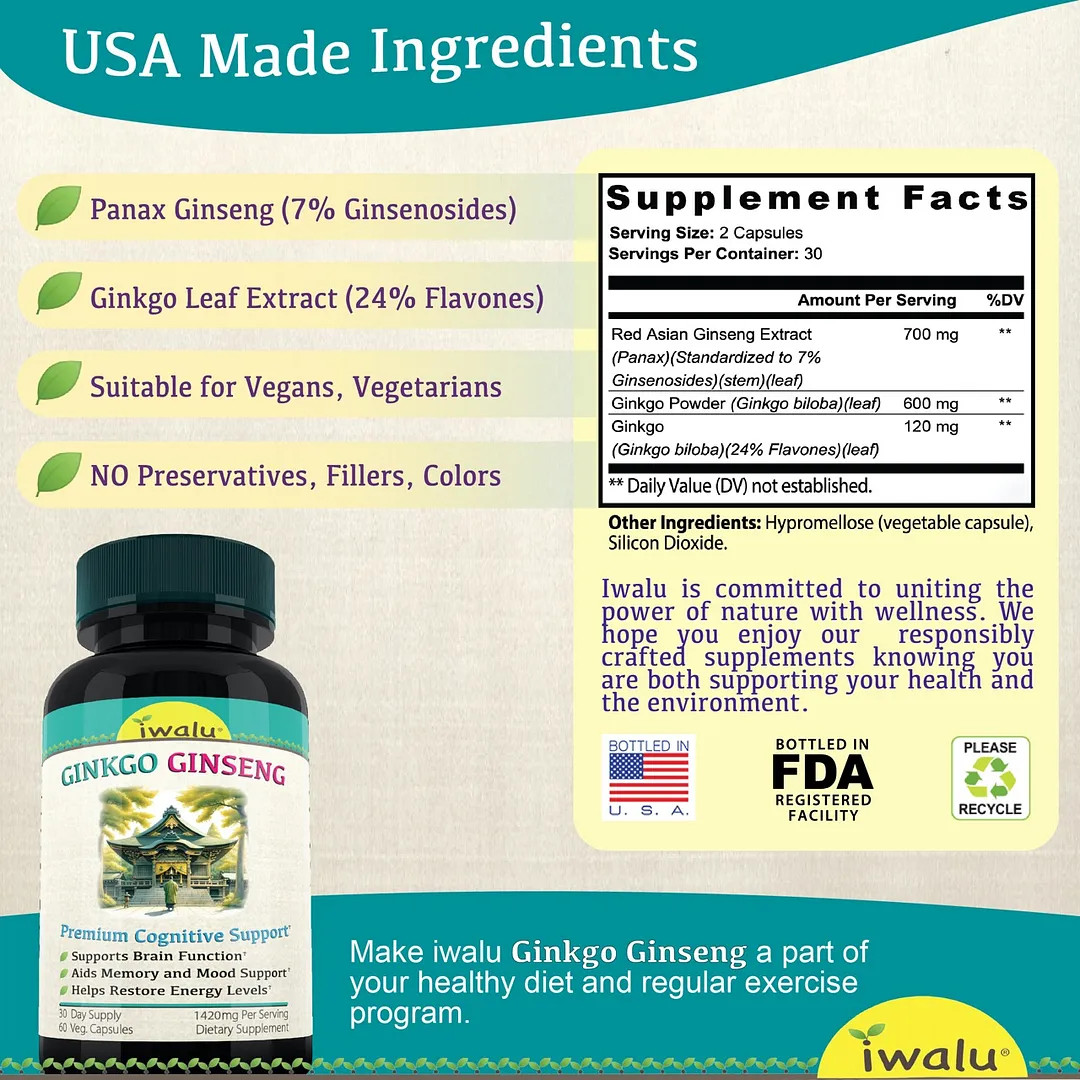 Siberian Ginseng | Best Supplement Capsule Pill Men Women FREE SHIP