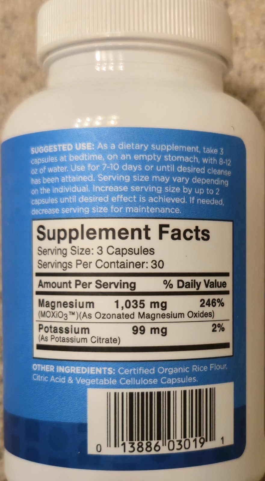 NbPure MAG O7 CLEANSE 90 Capsules ( 30 Servings ) Works Over Night For Bloating