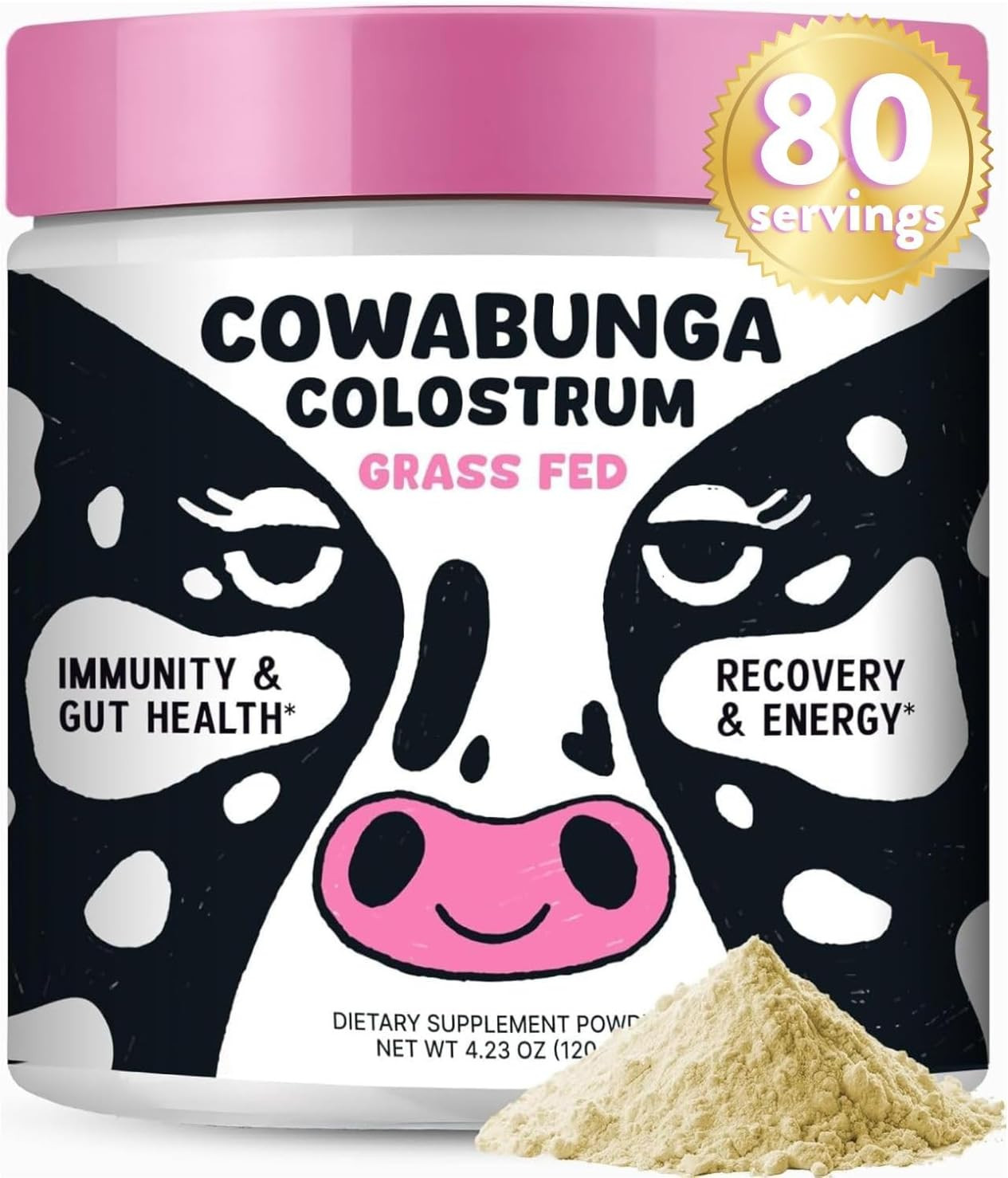 Cowabunga Colostrum – Premium, Pure & Unaltered Colostrum Powder Supplement -…