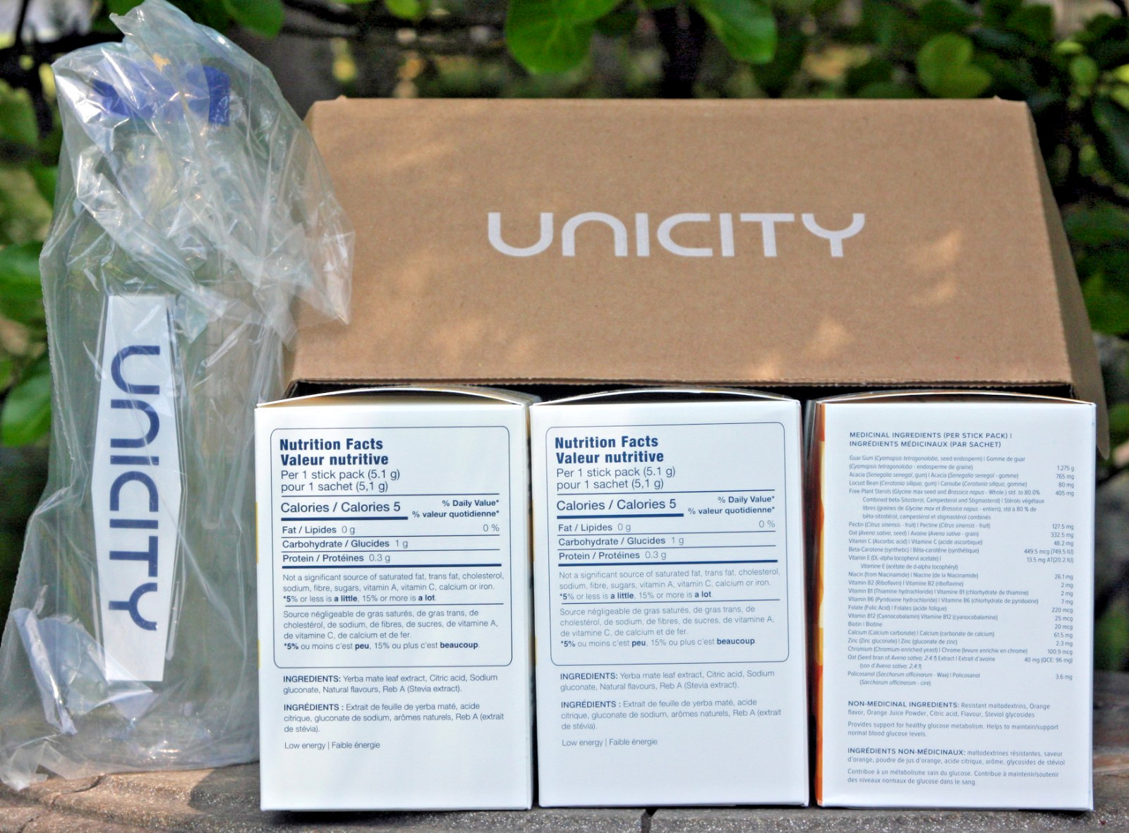 Unicity Feel Great System: (2) Unimate Lemon + (1) Orange Balance, 10/2027 Exp.