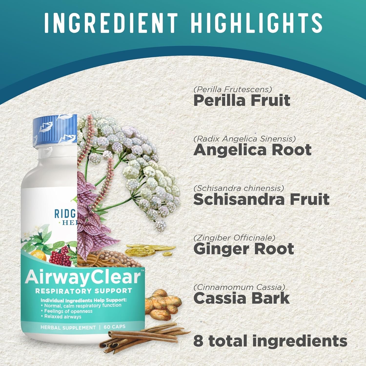 Ridgecrest AirwayClear 60caps