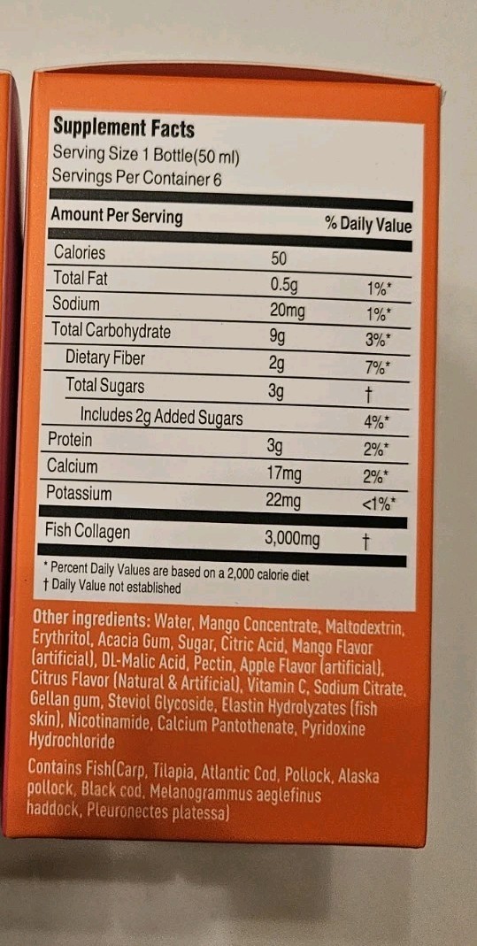 18 PACK CJ Wellcare Innerb Glowshot Collagen 10.1 fl oz Marine Liq Co Exp 2/2026