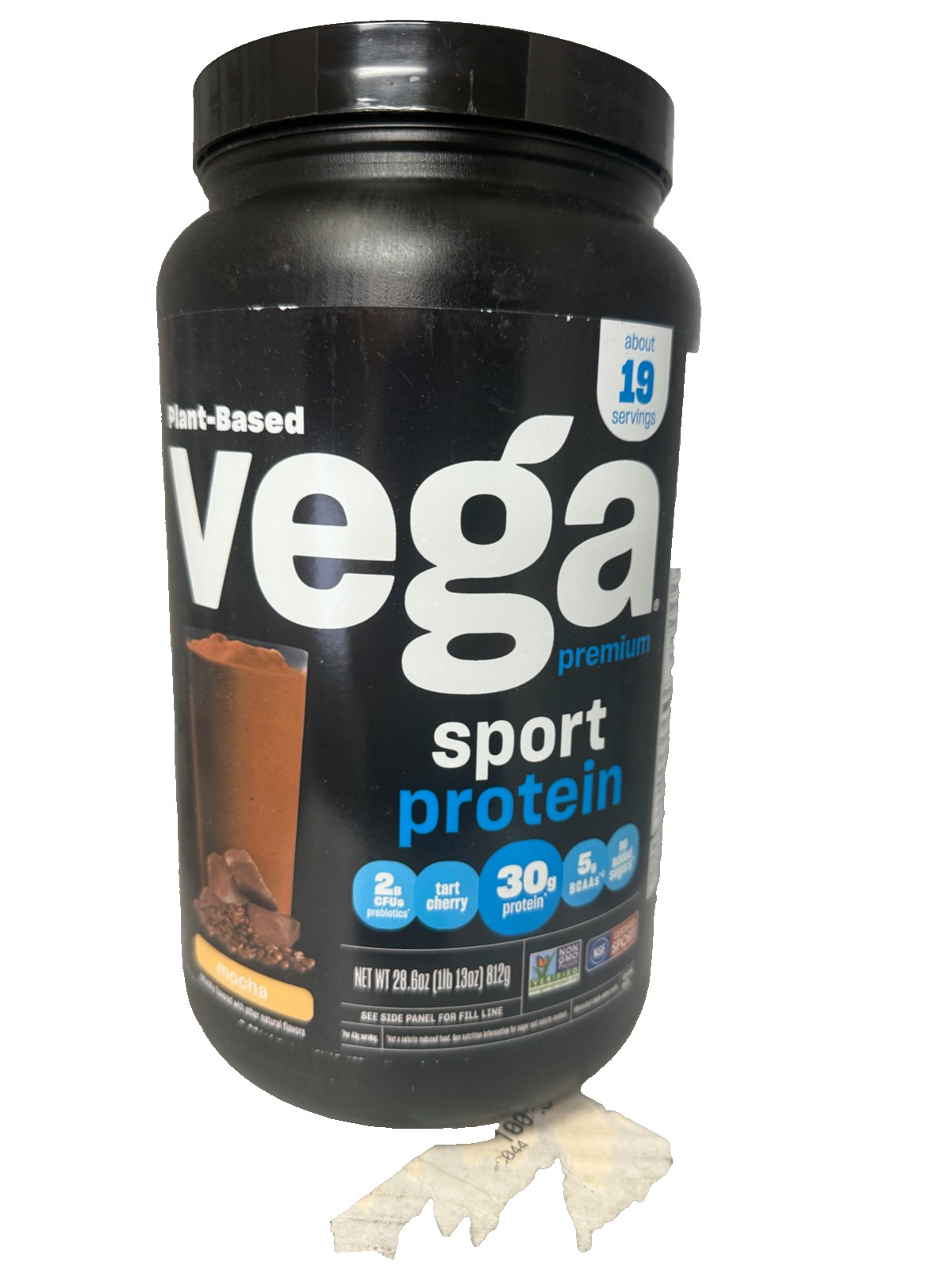 Vega, Sport Protein Powder Mocha, 1 Each, 28.6 Oz (12/2027 As Shown)