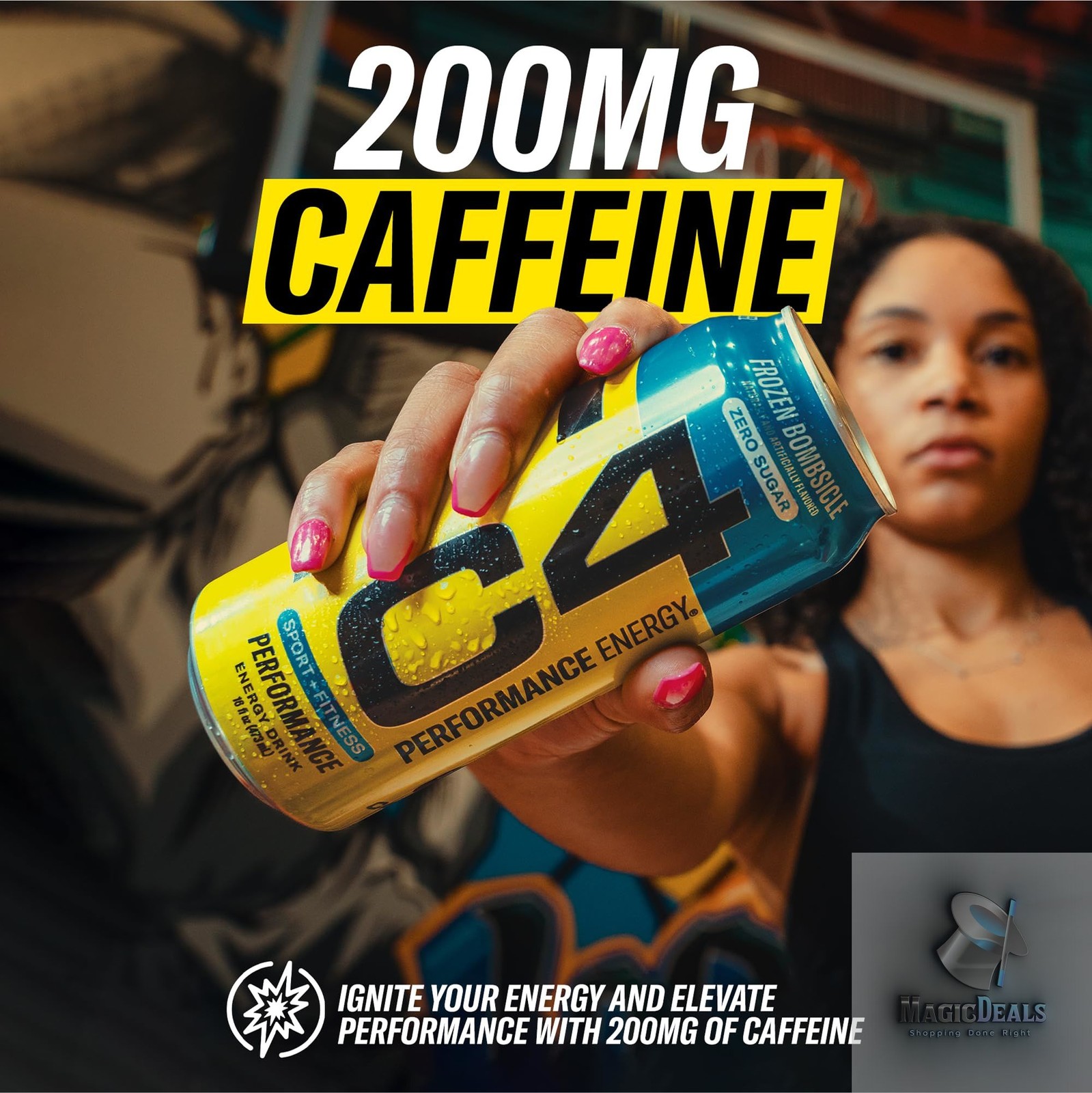 C4 Performance Energy Drink 200 mg Caffeine Zero Sugar 12 oz CHOOSE FLAVOR