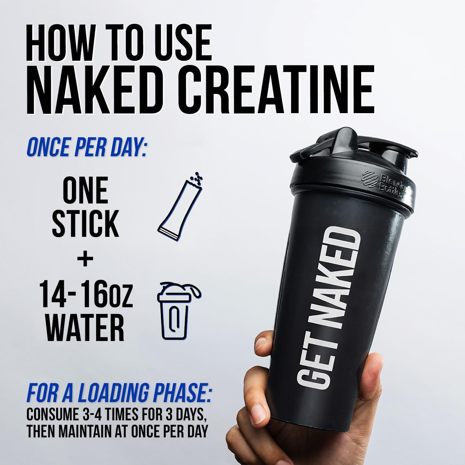 Creatine Stick Packs – Unflavored Micronized Creatine, Vegan, Non-Gmo, Gluten-Fr