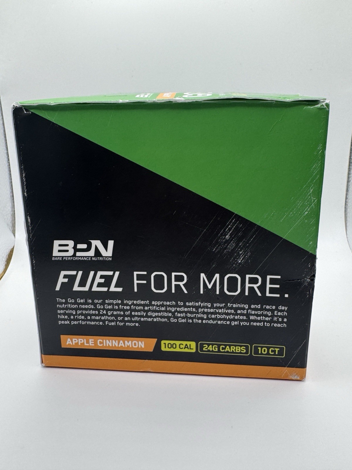 BARE PERFORMANCE NUTRITION BPN Go Gel Endurance Apple Cinnamon 10pk EXP 07/2027