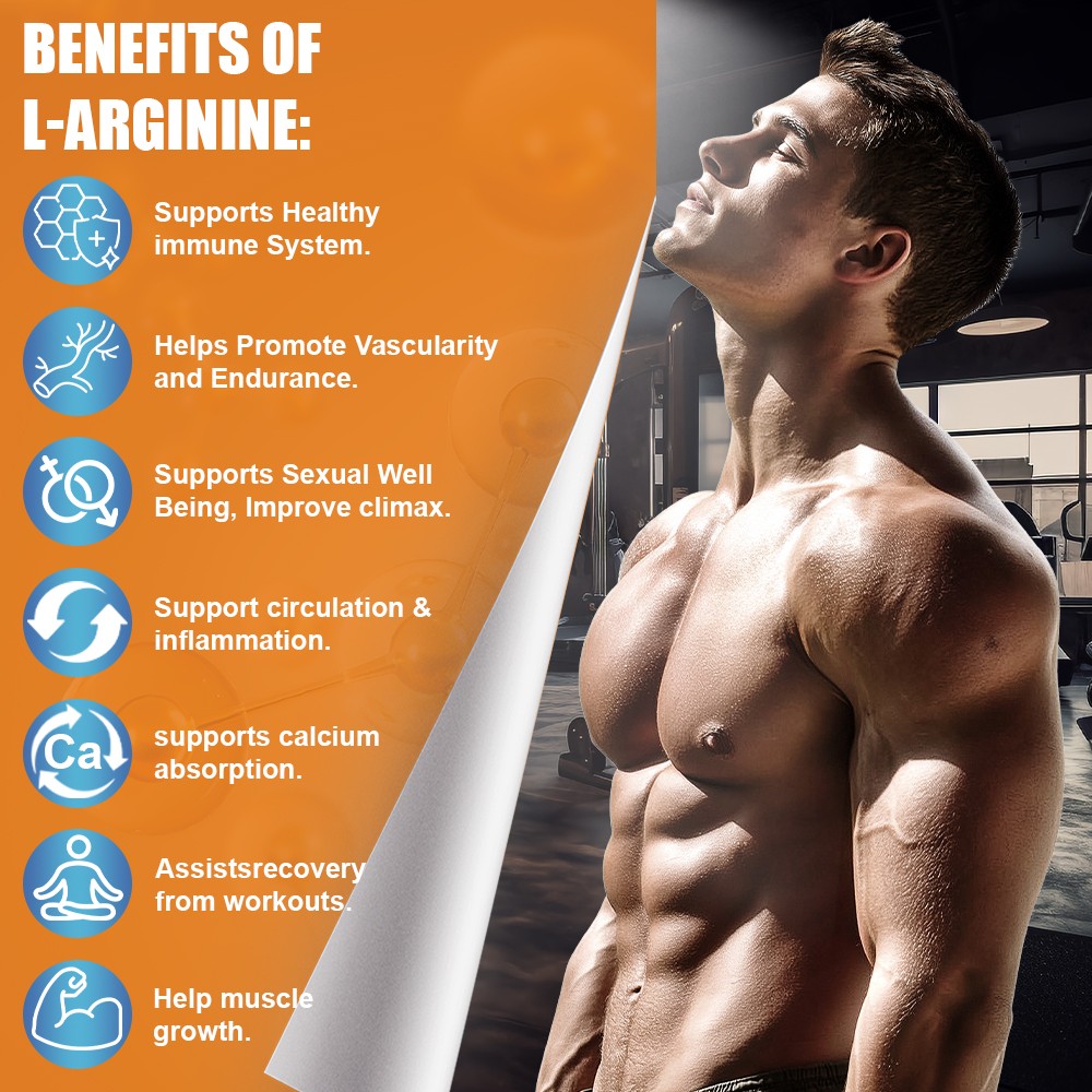 Nitric Oxide & Circulation Booster Blood Flow L-Arginine 3500mg Extra Strength