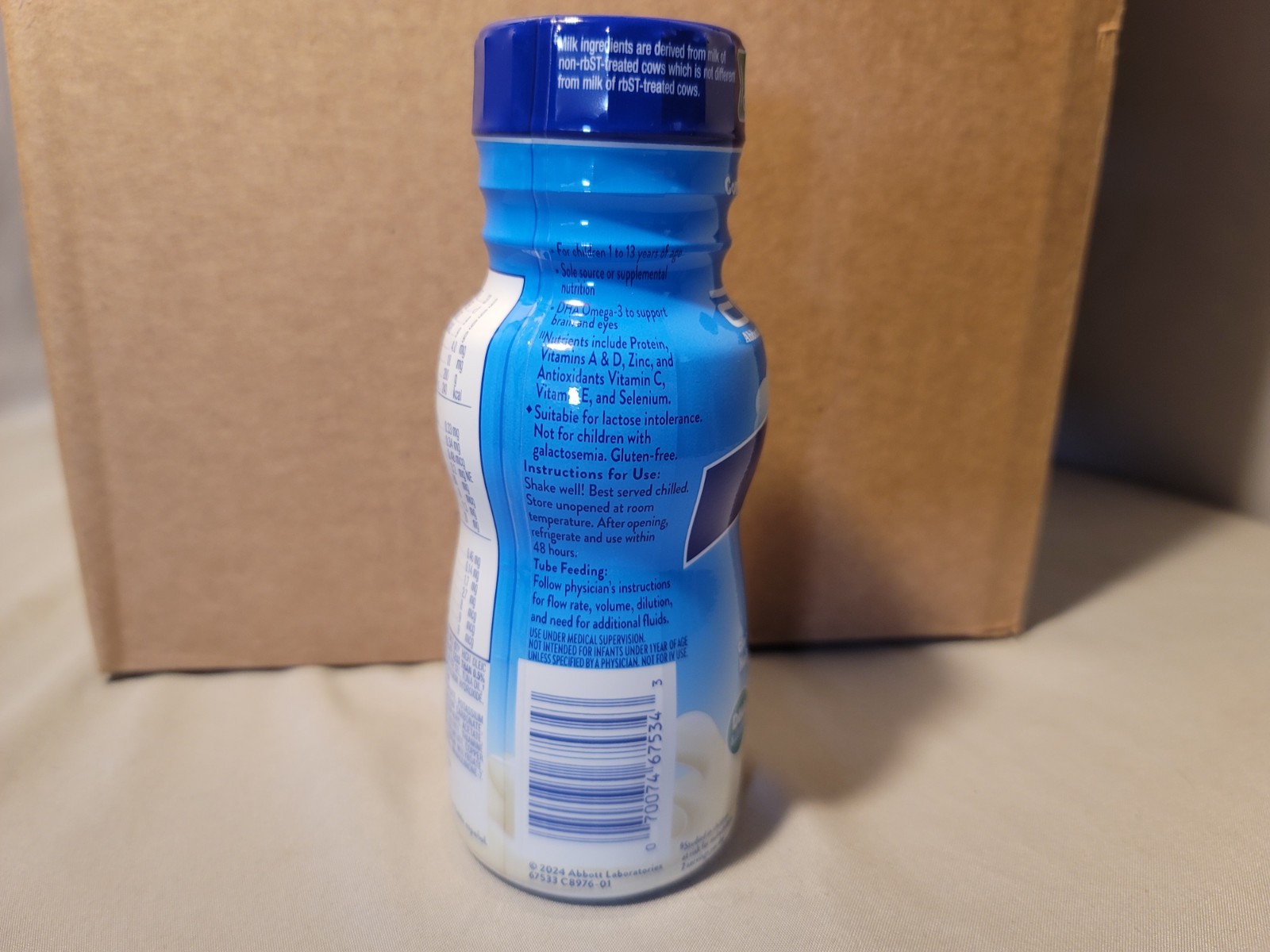 PediaSure Grow & Gain Pediatric Shake with Immune Support Vanilla 8 oz X 24 Kids