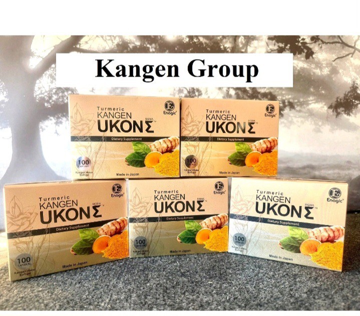 5 Boxes Enagic Turmeric Ukon Sigma Dietary Supplement Capsules 100 Count