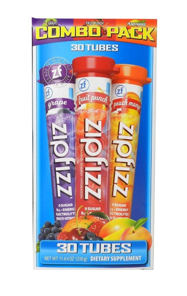 NWD Zipfizz Multi-Vitamin Energy Hydration Drink Mix, Variety Pack, 28 Tubes