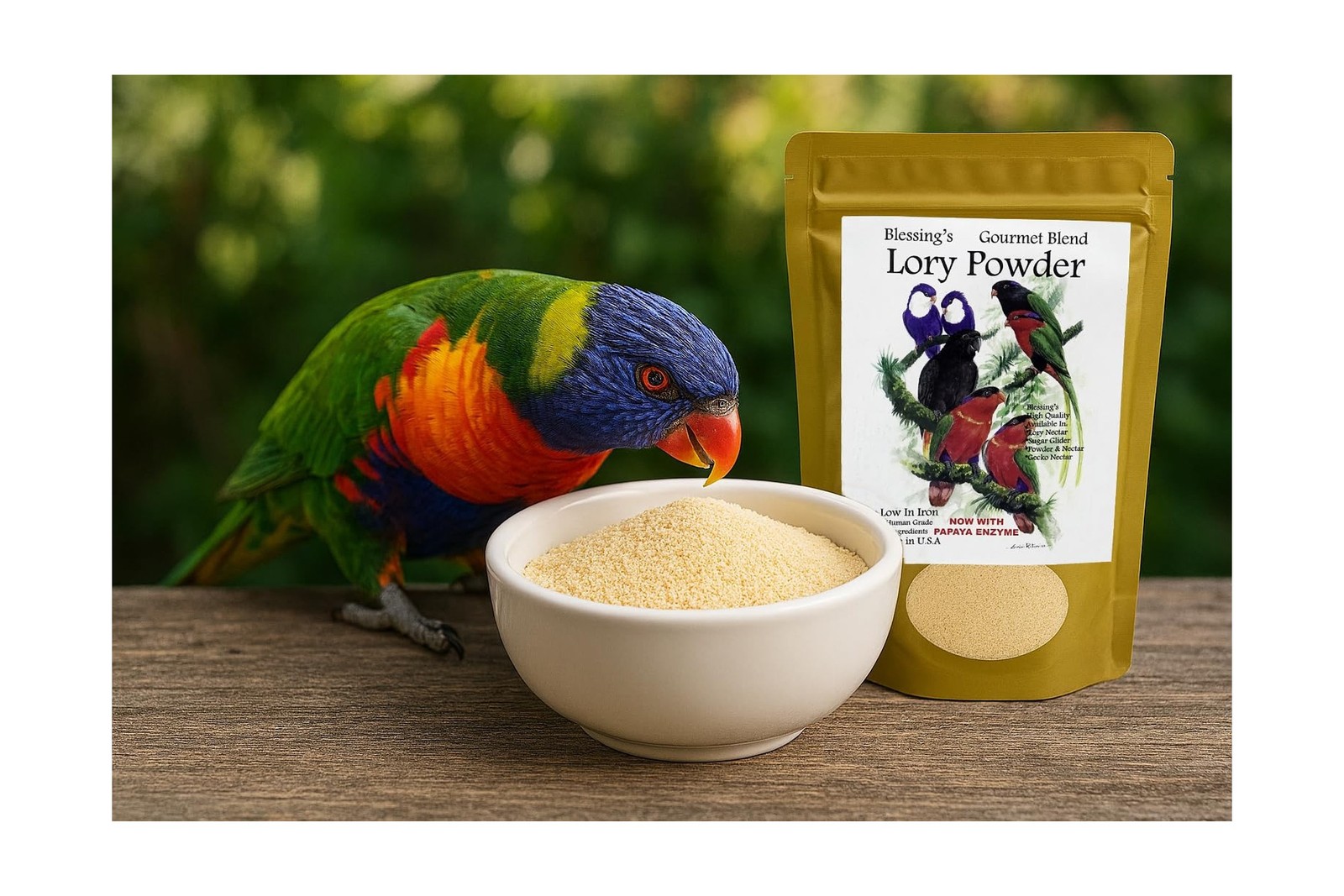 Blessings Gourmet Lory Powder Dry Lorikeet Food (2Lb) 32 Fl Oz (Pack of 1)