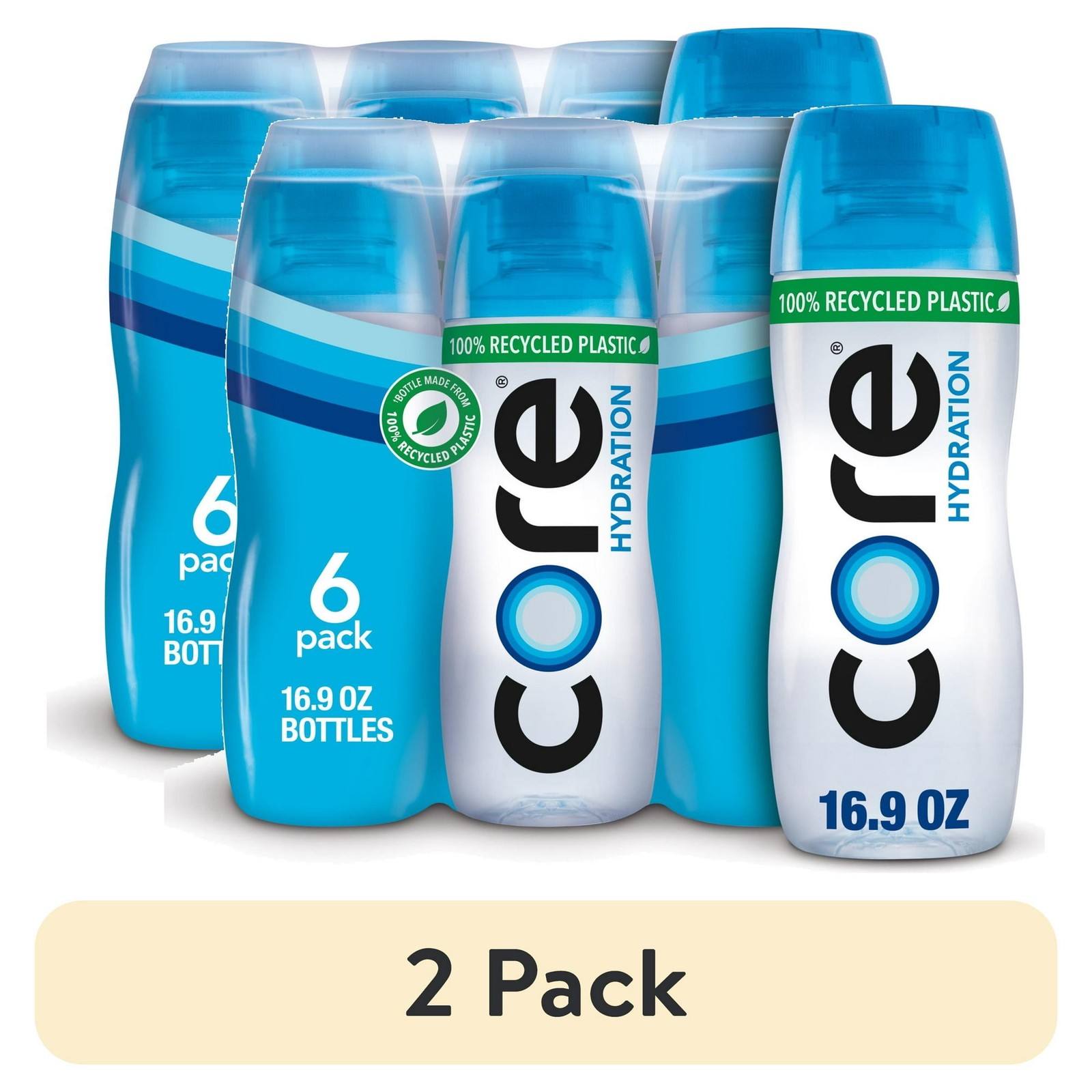 (2 pack) CORE Hydration Perfectly Balanced Drinking Water, 0.5 L bottles, 6 Coun