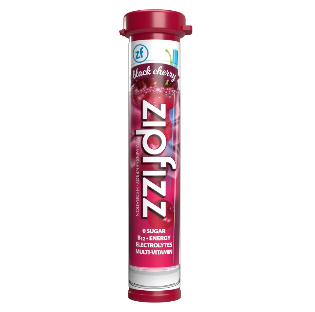 NIOB Zipfizz Multi-Vitamin Energy Hydration Drink Mix, 27 Tubes Black Cherry