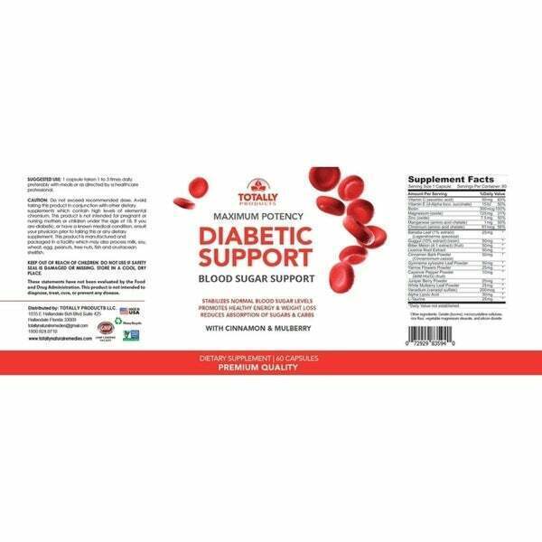 Glucose Balance Support & Hemp Seed Oil Healthy Skin Nails Joints Supplements