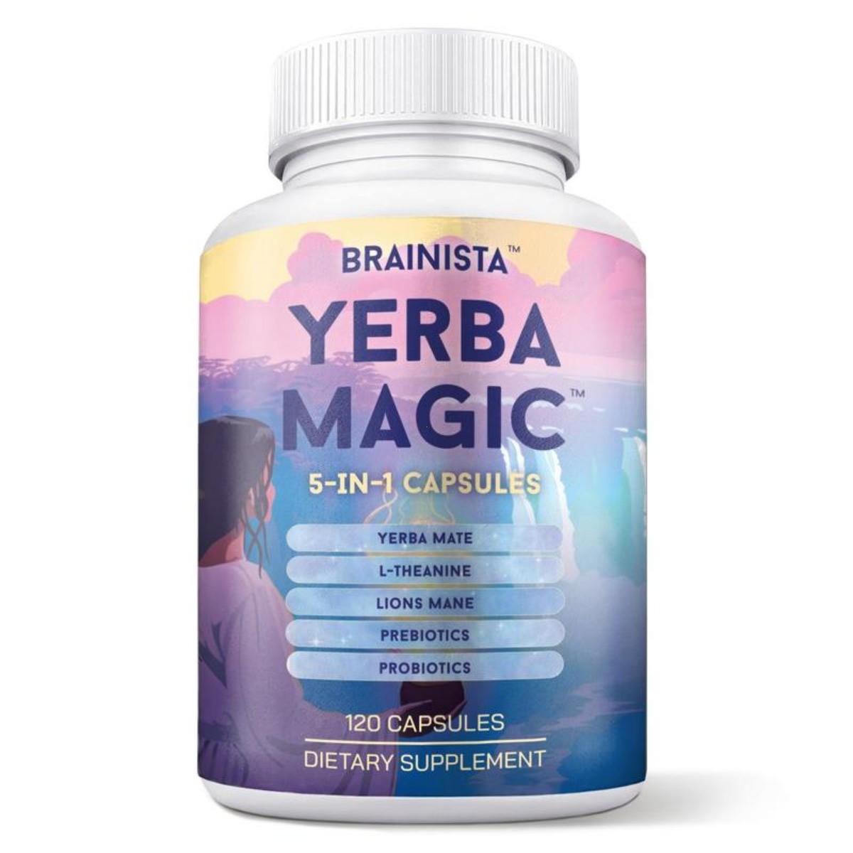 Yerba Magic Capsules: 5-in-1 Yerba Mate Superblend Natural | Energy Supplement