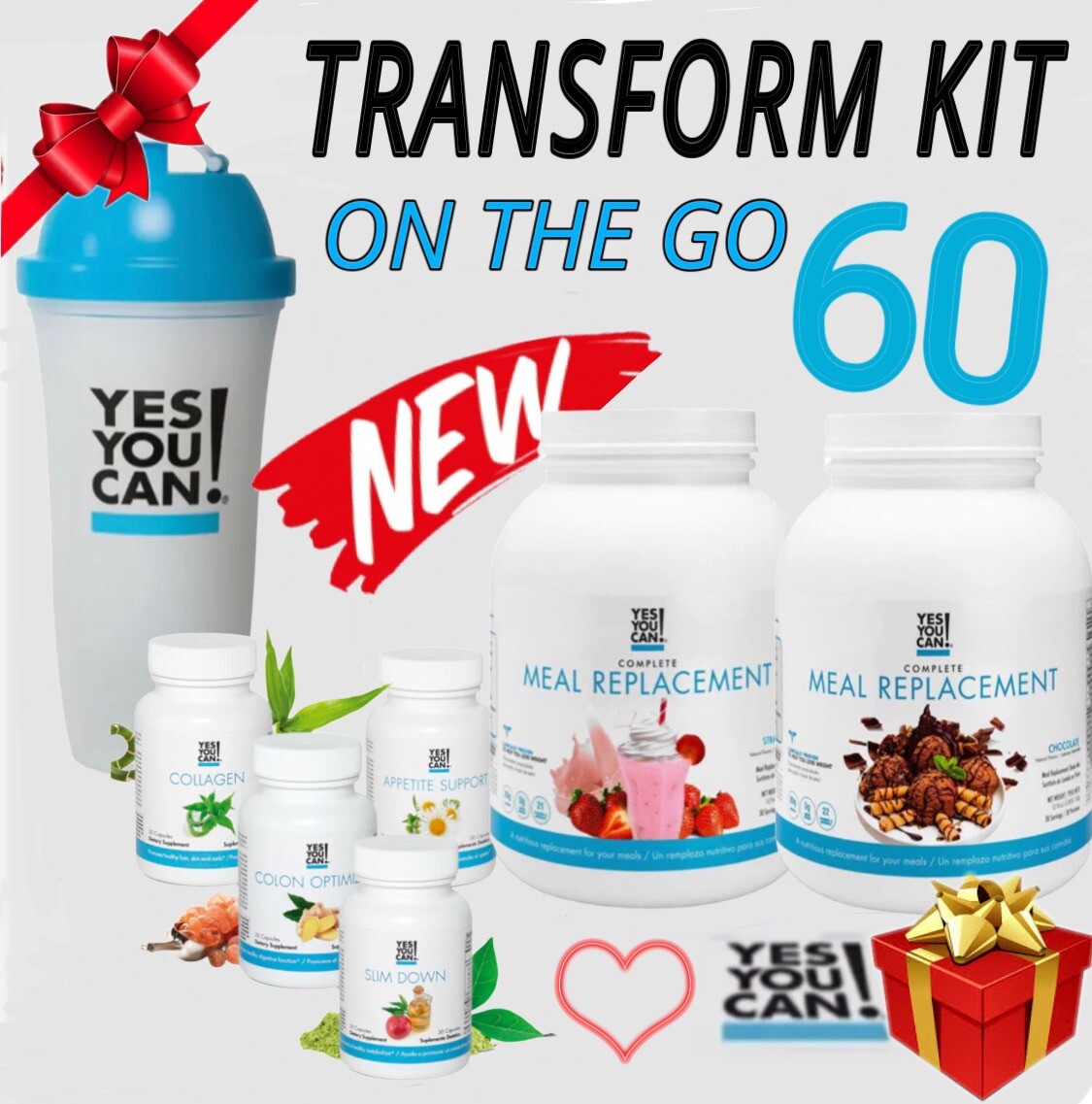 Kit On the Go 60 Pierde Peso Ya Yes You Can,