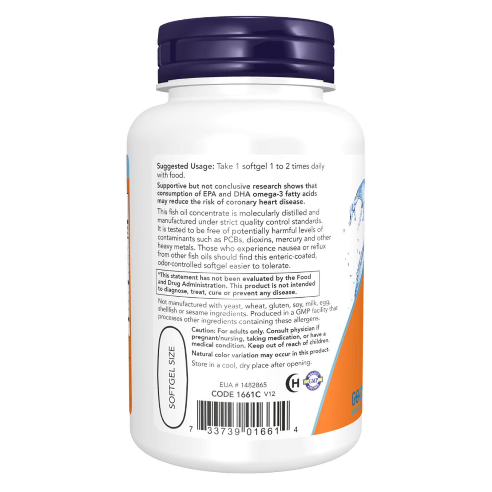 NOW FOODS Ultra Omega-3 Bovine Gelatin 90 Softgels
