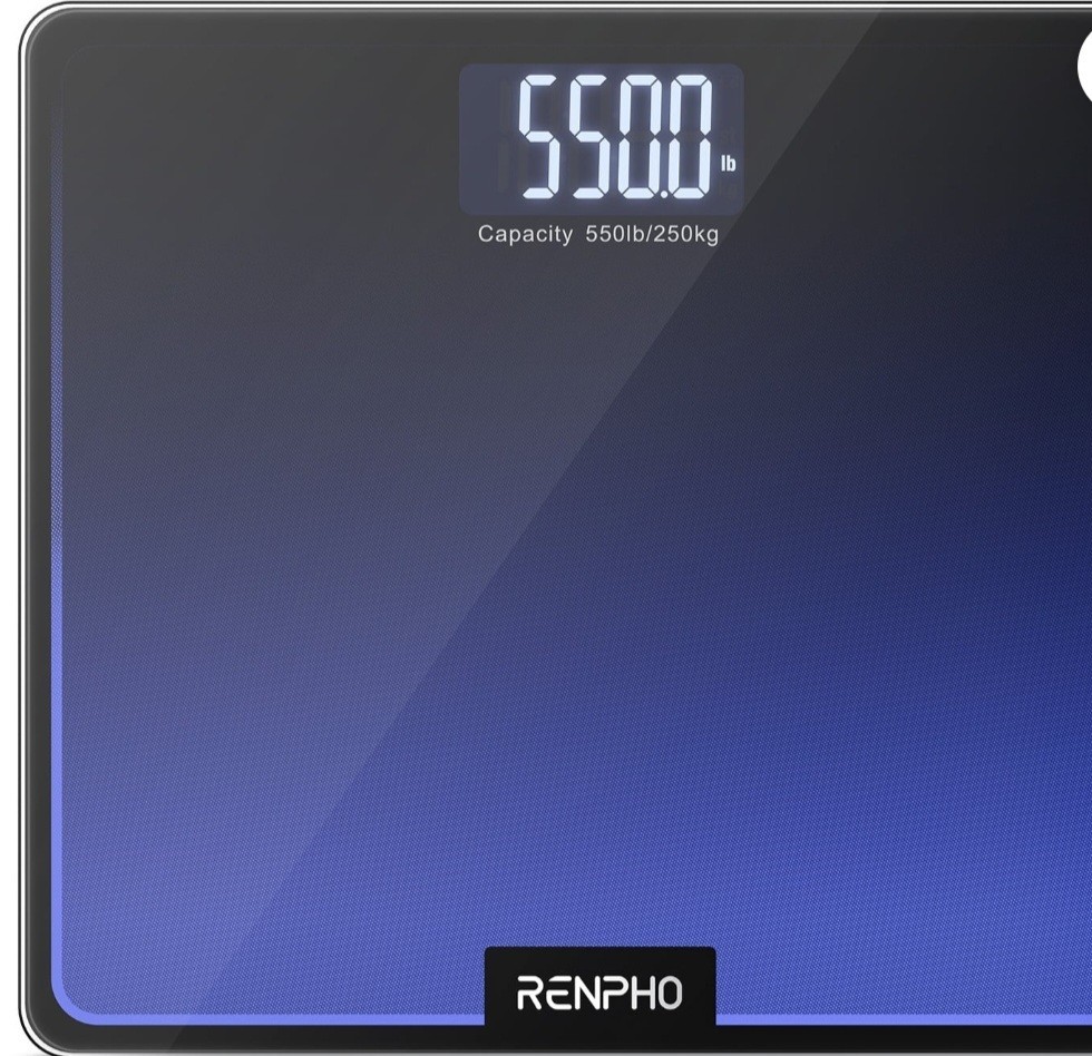 DescriptionRENPHO 550lb Digital Bathroom Scale – High Capacity Body…