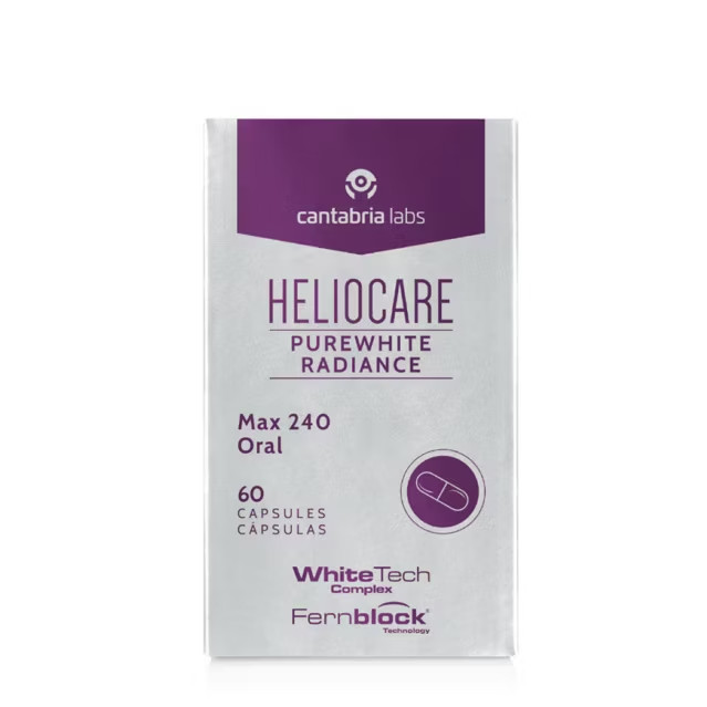 HELIOCARE PureWhite Radiance 60 Capsules Max 240 UV Protection Repair Pomegranat