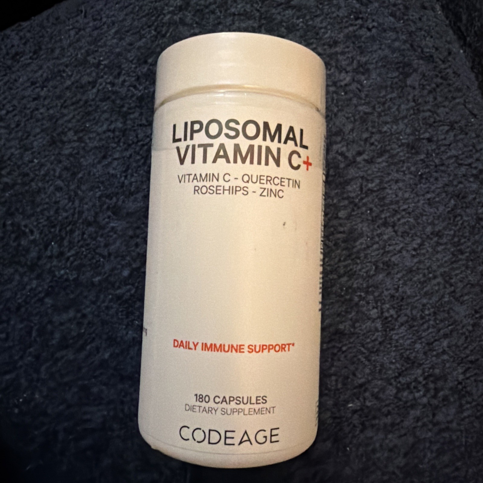 Codeage Liposomal Vitamin C+ Daily Immune Support 180ct | Exp 04/27