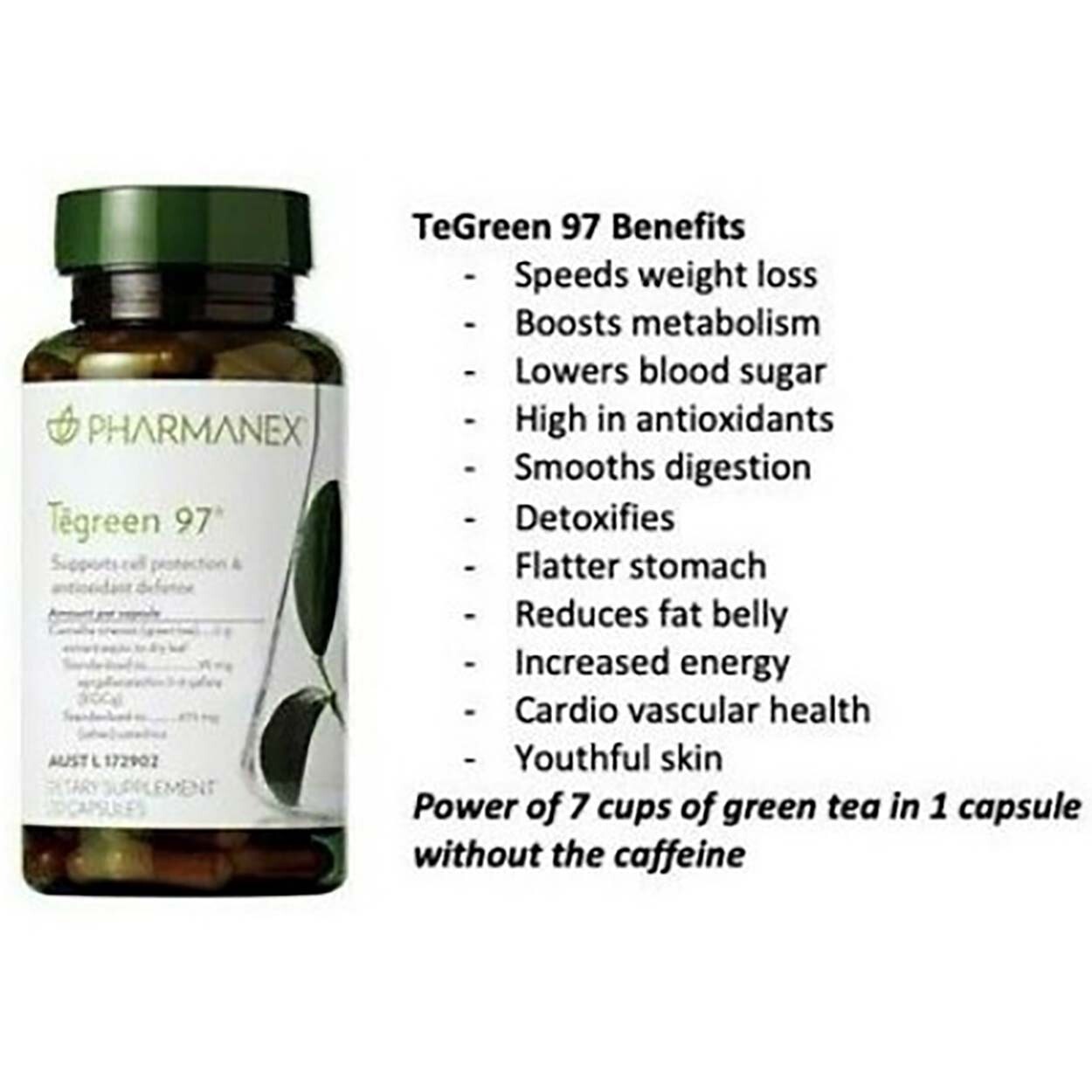 2-PACK Nu Skin Nuskin Pharmanex Tegreen 97 120 Caps NEW-STOCK 05/2026