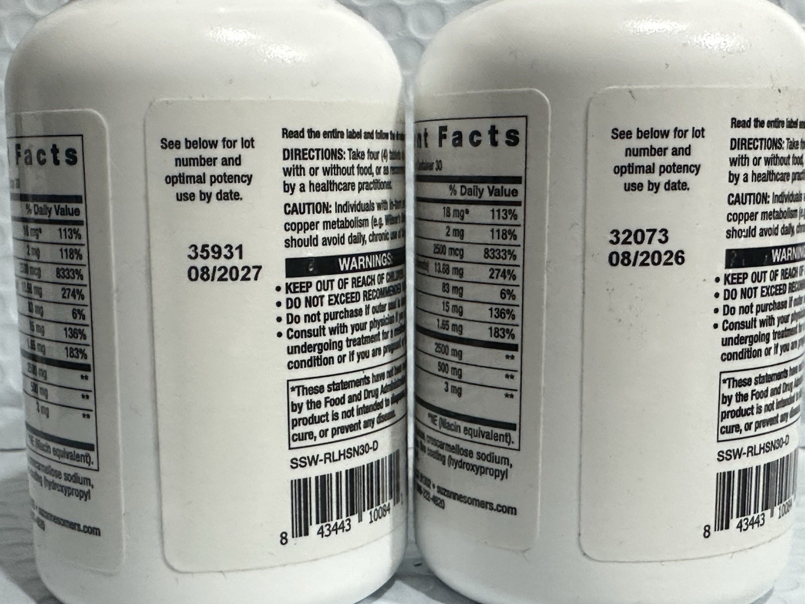 2x Restore life Formulas hair, skin & nail renew promotes 120 tab Each! 2 Pack
