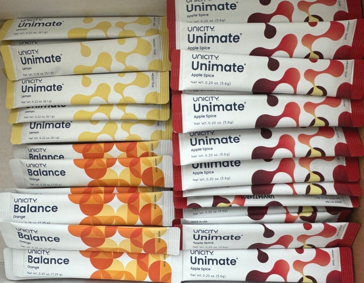 Unicity Balance or Unimate Lemon Individual Packs – Exp 2026
