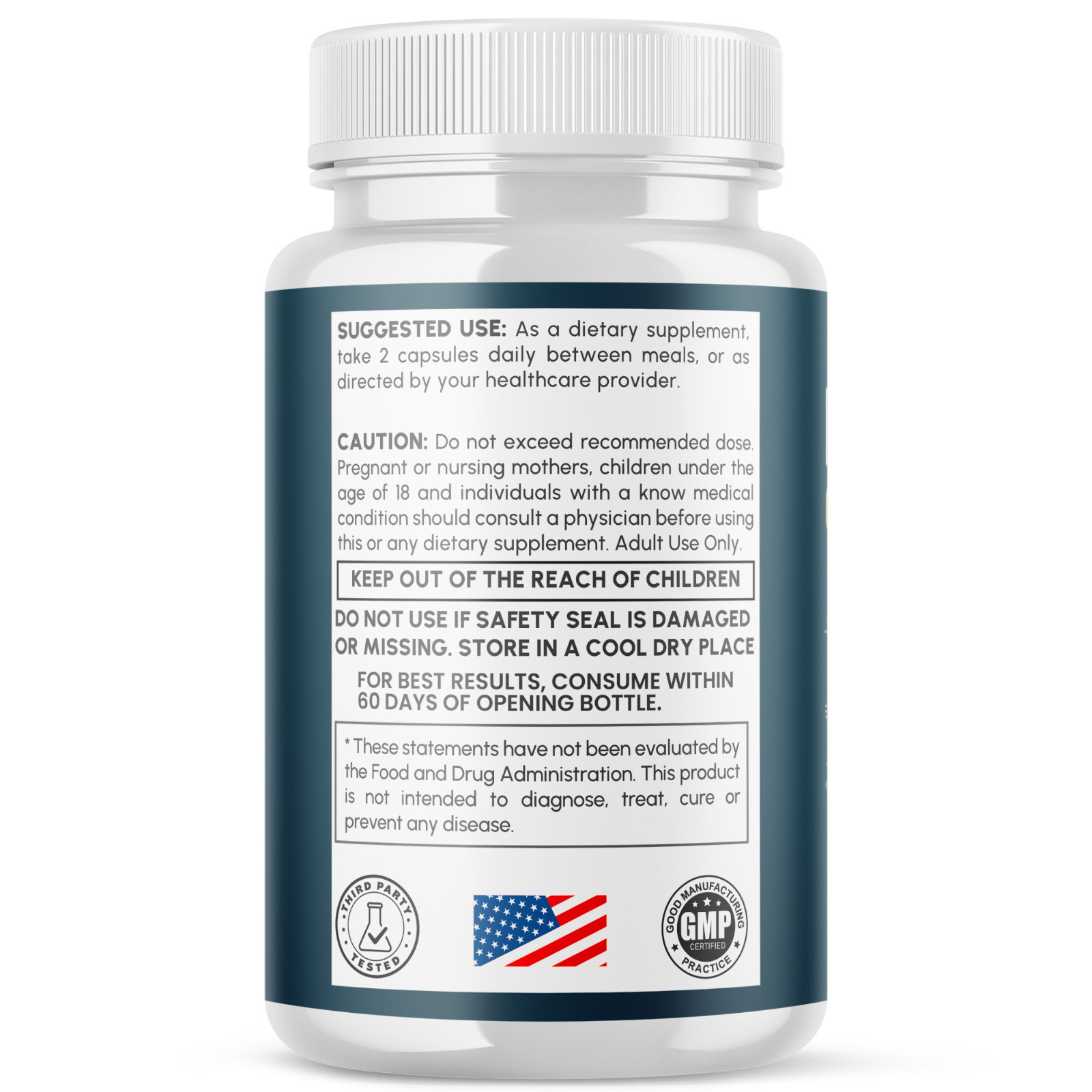 (1 Pack) Dermacept Advanced Formula Skin Health Derma Cept Pills 60 Capsules