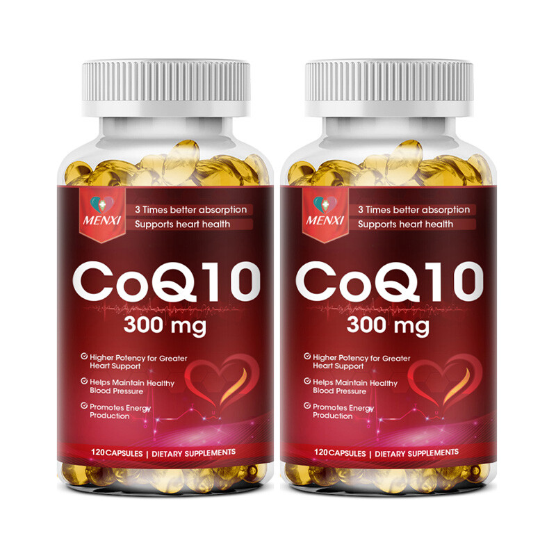 CoQ-10 300mg 240 Softgels Coq10 Capsules Co Q10 Coenzyme Heart Support NON GMO