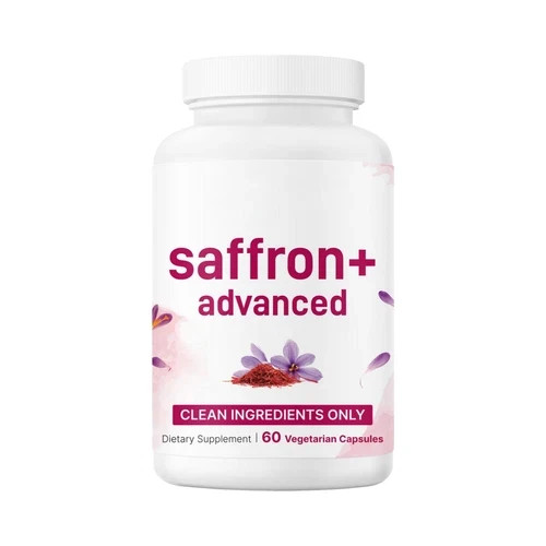 Saffron Capsules – Saffron+ Advanced Natural Dietary Supplement -60 Caps