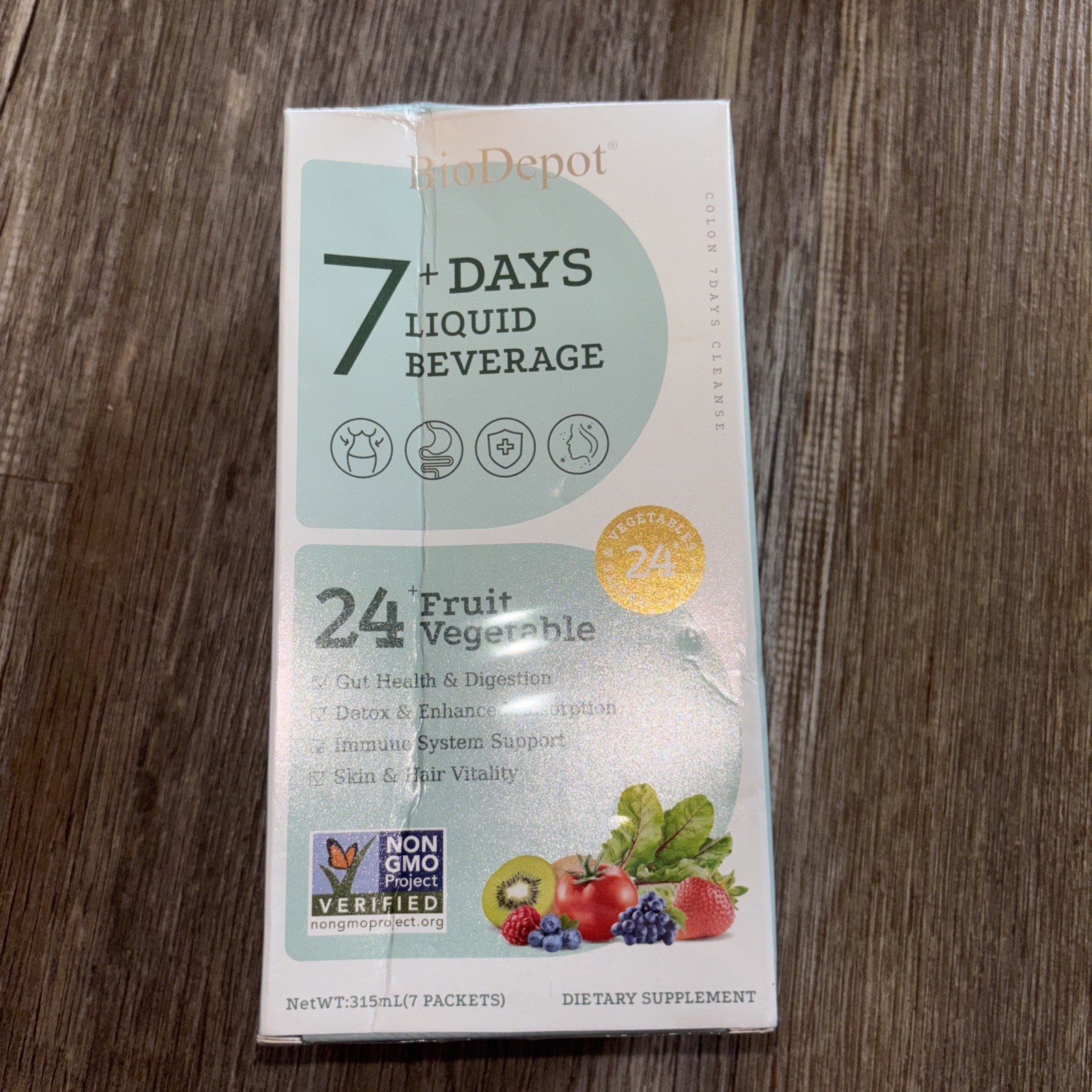 BioDepot 7+ Days Liquid Beverage Supplement, 7 Packets