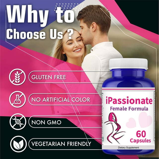 FEMALE AROUSAL PILLS, Libido Booster for Women Enhancement Stamina60 Cap21/12/25