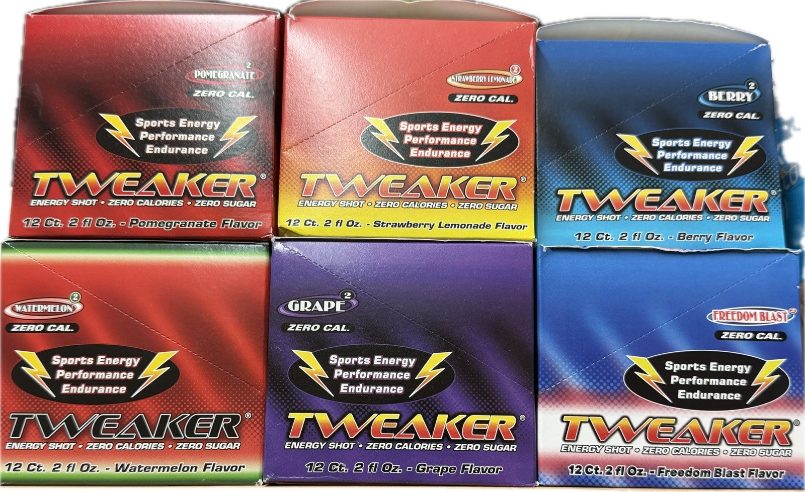 75 Tweaker Energy Shots Mix Flavors Berry Grape Strawberry More 2.0 Oz Wholesale