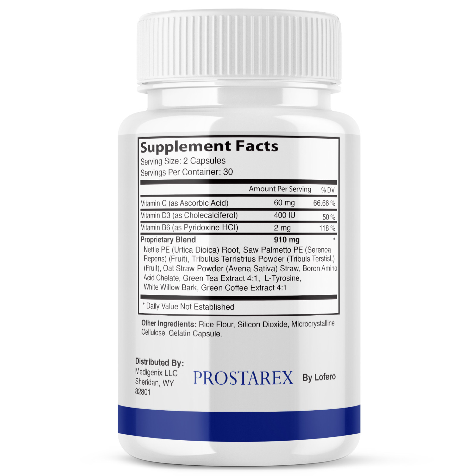 Prostarex Capsules Prostate Supplements For Men Supports Health Function (60ct)