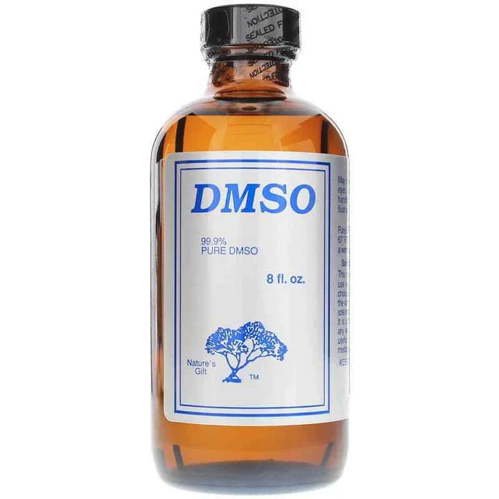 99.9% Pure DMSO (Dimethyl Sulfoxide) 8 fl. oz. Glass Bottle – Nature’s Gift