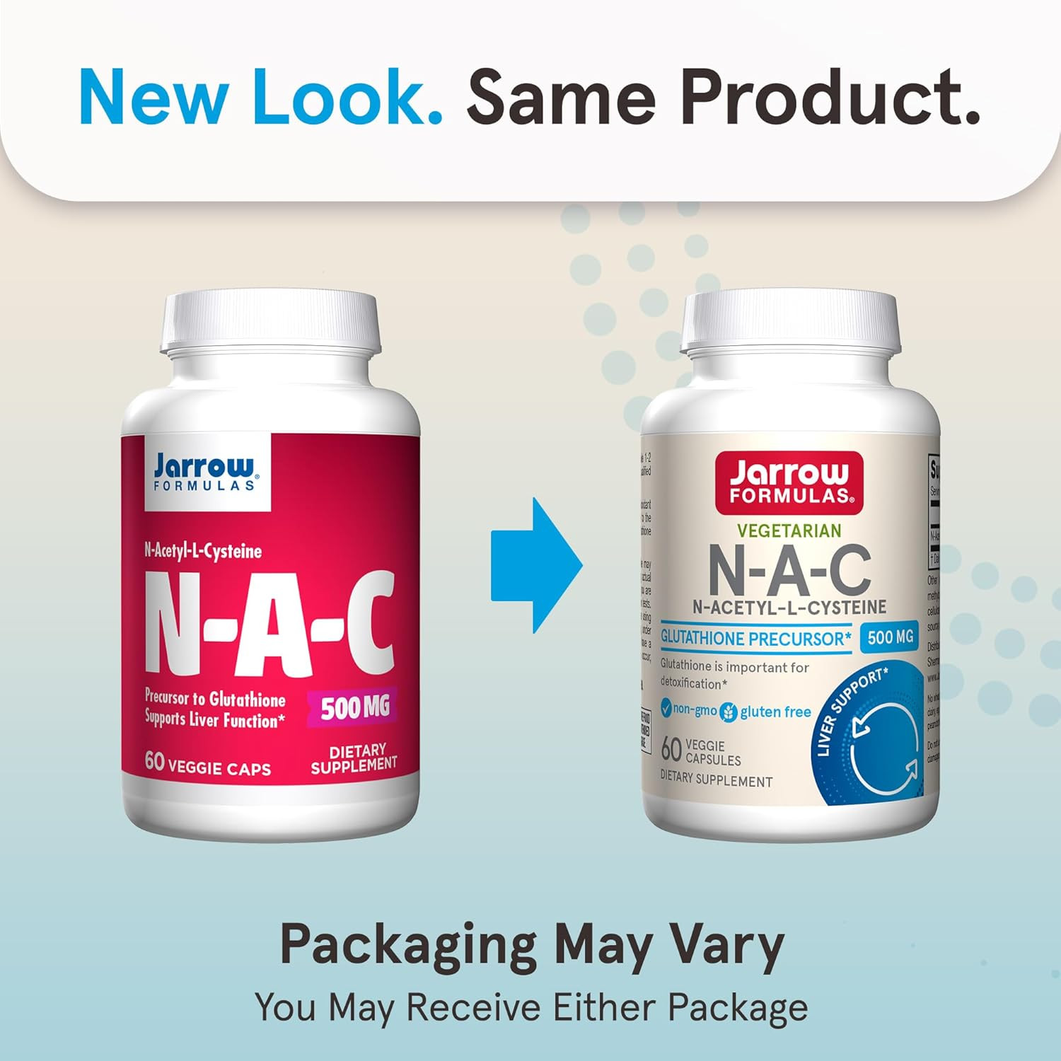 ® N-A-C 500 Mg, Dietary Supplement, Antioxidant Support for Liver Health, 60 Veg