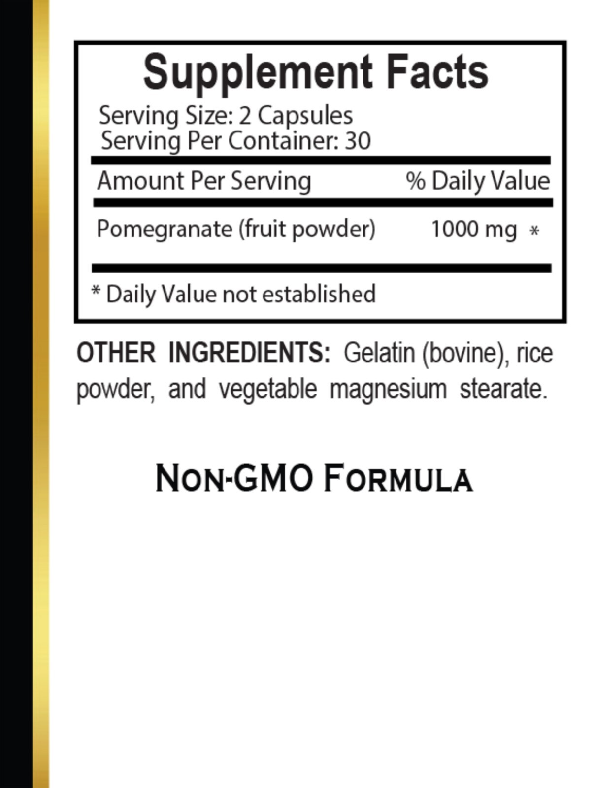Pomegranate Extract – Pomegranate Extract Polyphenols Supplement for immunity 1B