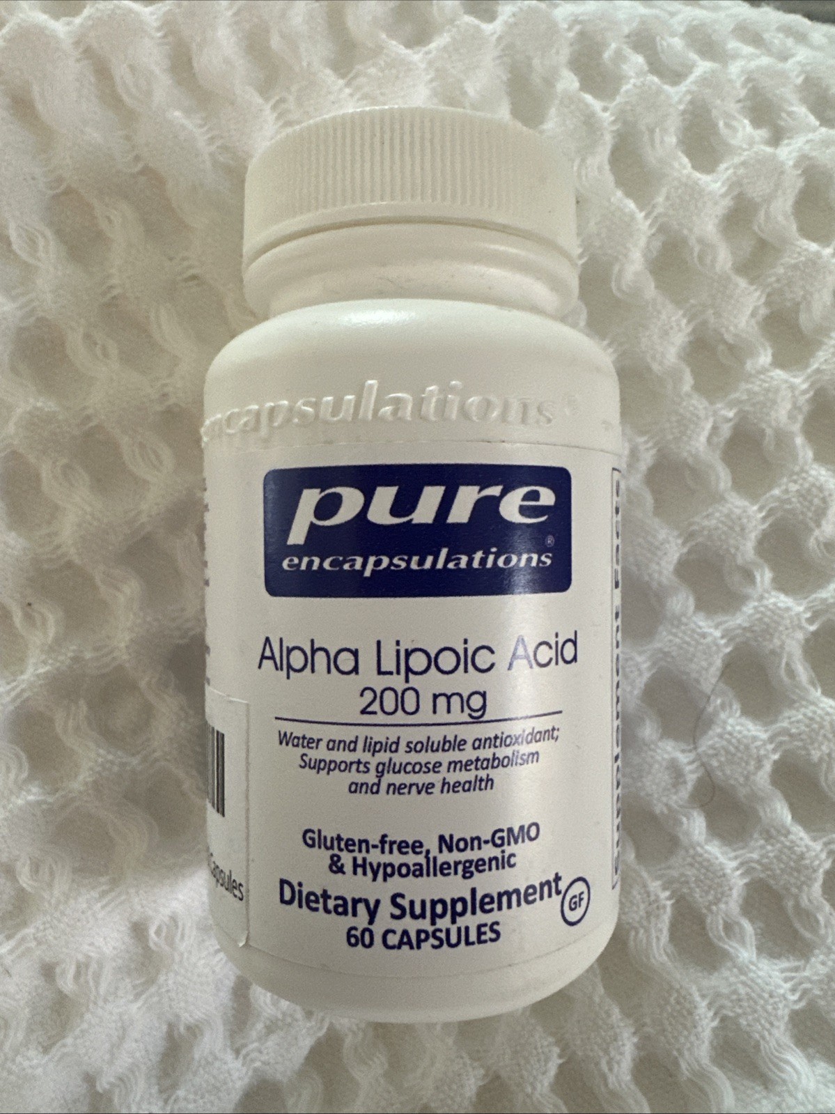 NEW BOTTLES Pure Encapsulations Alpha Lipoic Acid 200 Mg Expires 09/2025